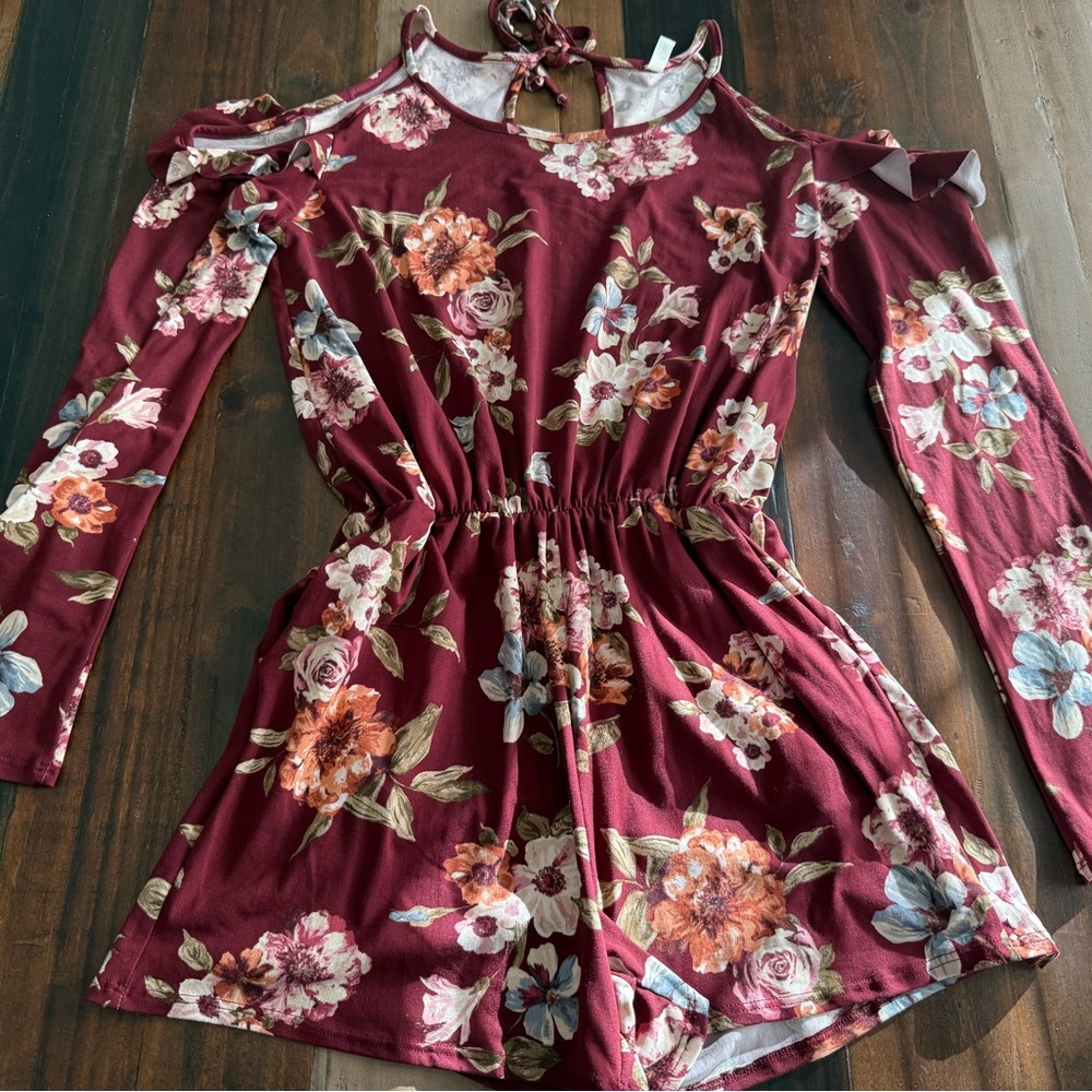 Adorable floral romper